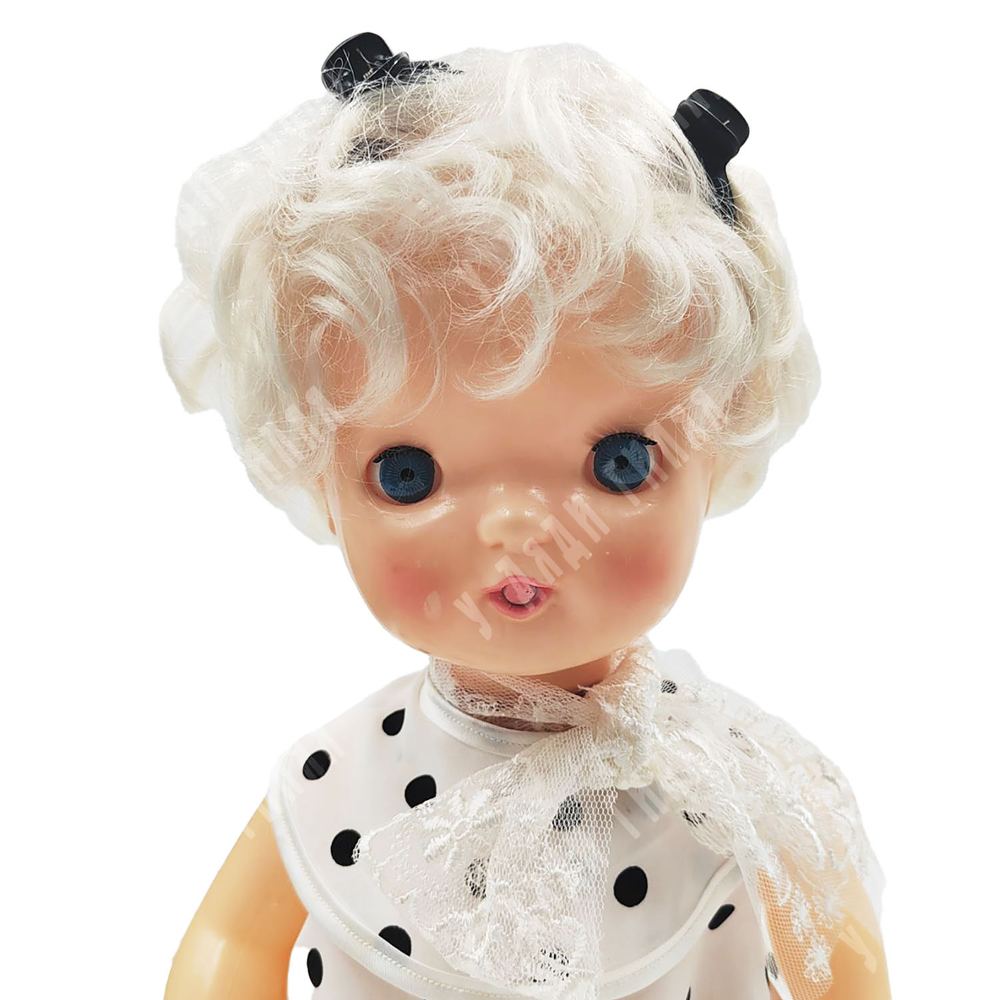 Непослушная Аленка. Пупс-девочка. Кукла. Пластик. СССР, 1980-е