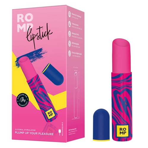 Бесконтактный клиторальный стимулятор 10,5см Romp Lipstick RPLP1SGG