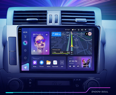 Магнитола для Toyota Land Cruiser Prado 150 2014-2017 - Teyes CC3-2K QLed Android 10, ТОП процессор, SIM-слот, CarPlay