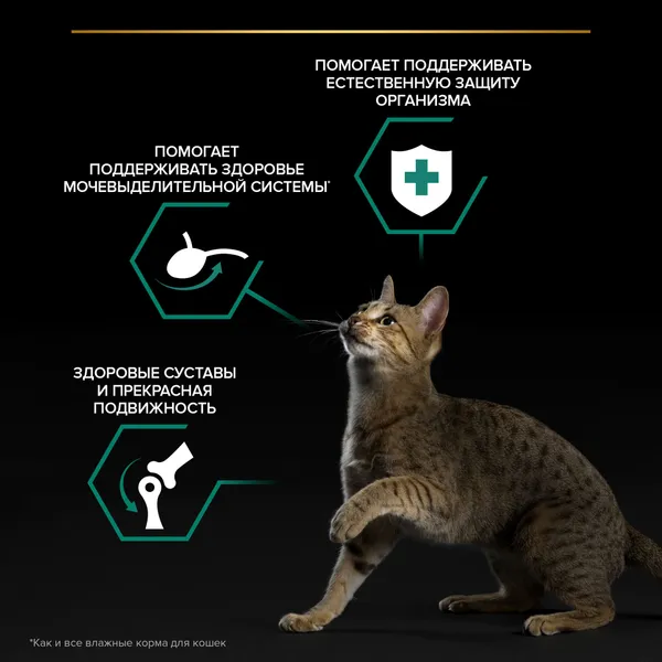 Пауч Pro Plan Adult для кошек с уткой, кусочки в соусе