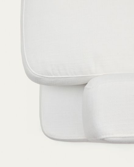 Gala 4-местный диван с левым шезлонгом белый 300 см