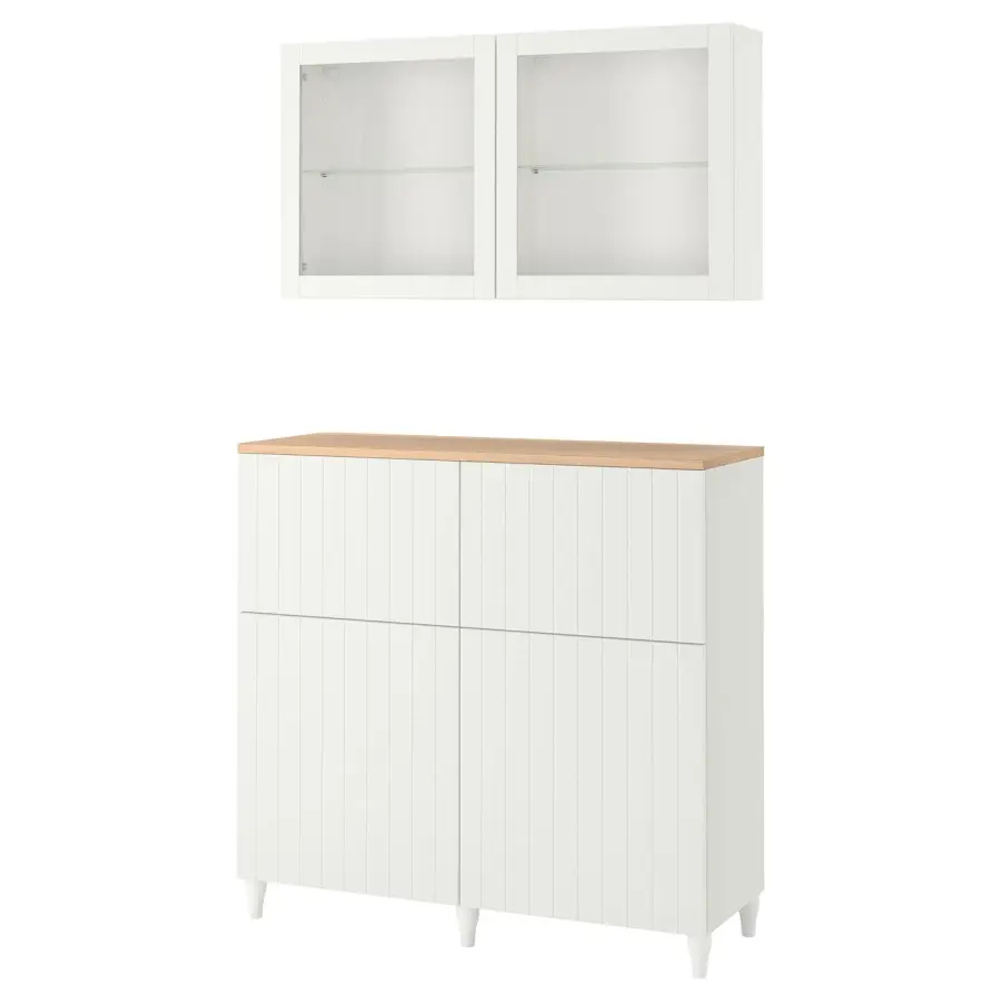 Комбинация для хранения - IKEA BESTÅ/BESTA/БЕСТА/БЕСТО ИКЕА, 120x42x240 см, белый,