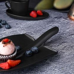 Блюдо "Лопата" 24*13*4 см черное Black Raw Stellar P.L. Proff Cuisine [1]