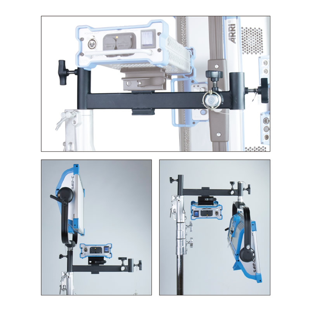 KUPO KS-164B Panel Offset Arm- Black w/PSU rail mount. Кронштейн