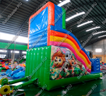 Надувная горка "Звери на пляже" 6*3.5*5 м