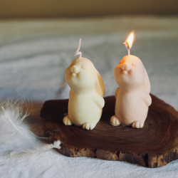 Свечи «2 зайца», композиция из 2 фигурок
