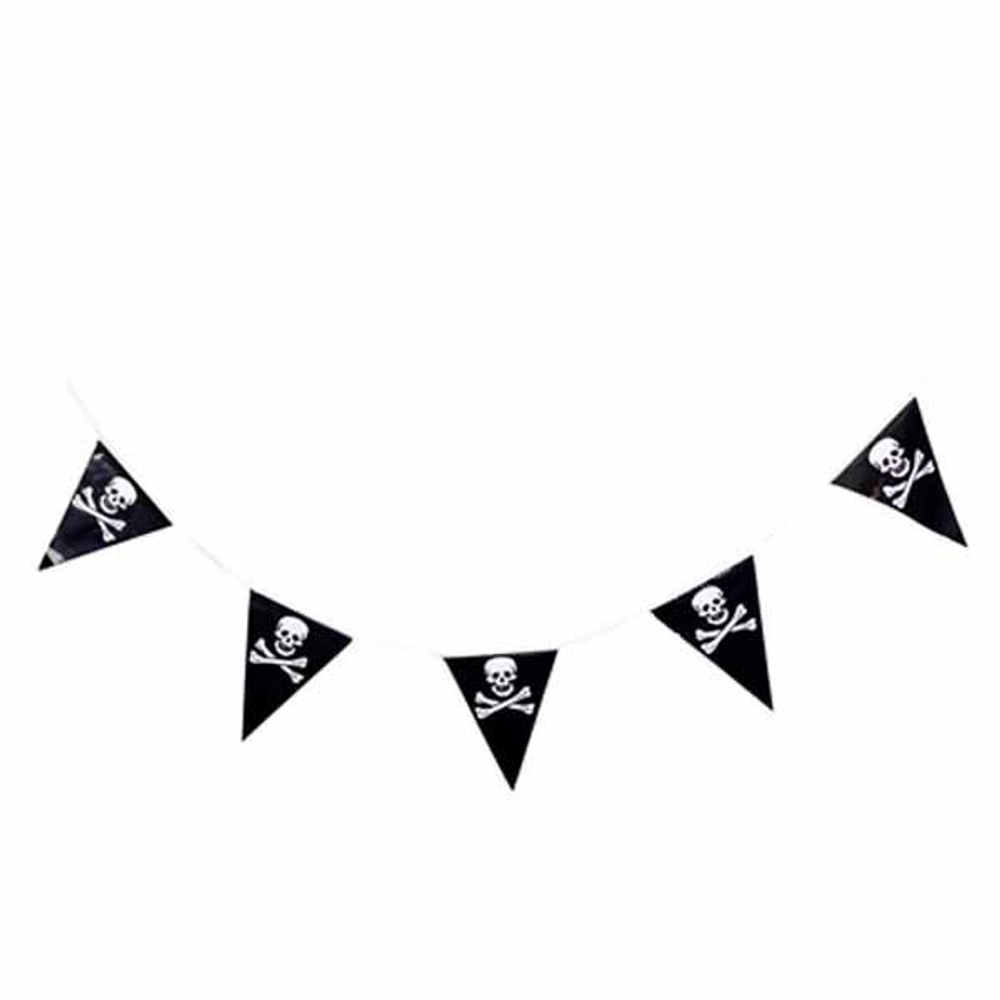 Гирлянда-вымпел Череп 6м/G