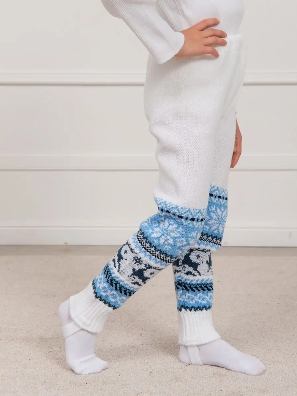 Рейтузы вязаные с орнаментом