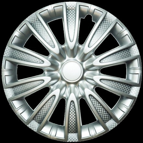 Колпак колеса R13 Торнадо серебристый (в мешке 4 упак) (LION)