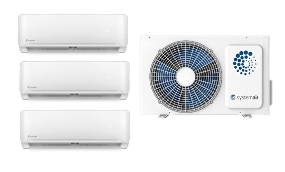 Systemair MULTI5 42 EVO / SYSPLIT WALL SIMPLE 12 EVO HP Q х 3