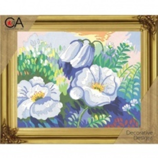 "Голубые цветы"-6164К вышивка