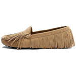 Scarosso Cochise fringe-detail suede loafers