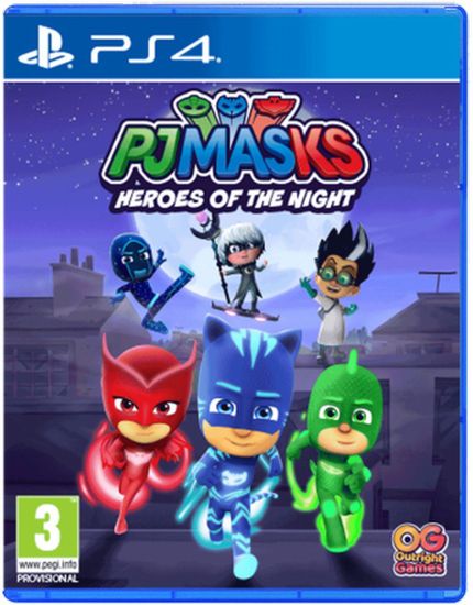 PS4 Герои в масках: Герои Ночи / PJ Masks: Heroes of the Night (Новый, Полностью на русском языке, CUSA-26629)