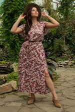 Платье Жара (бордовое) П13415-16М LT Collection