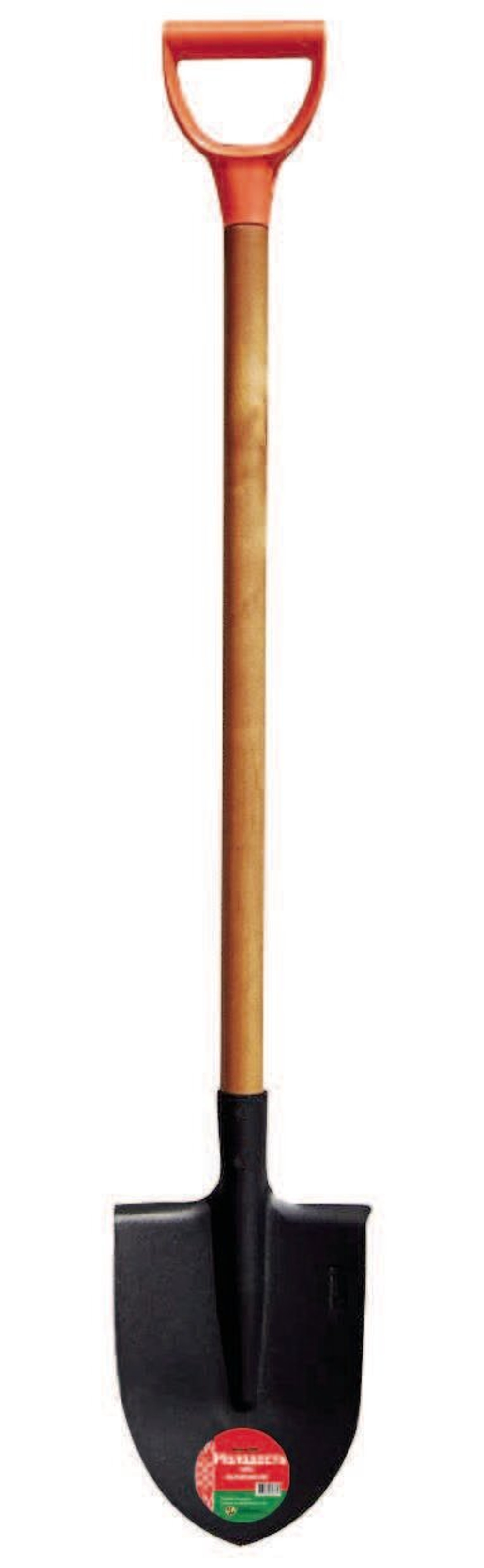 Лопата штык. БЕЛЦЕНТРОМАШ "Молодость моя" с лакир.черенком 128см (0915-Ч)