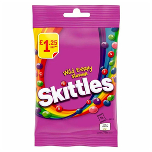 Драже Skittles Wild Berry (Лесные ягоды) 109 гр