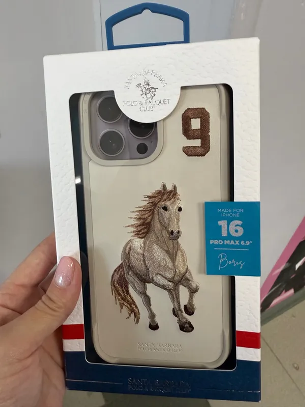 Чехол Santa Barbara Polo Leather Case для iPhone 16 Pro Max