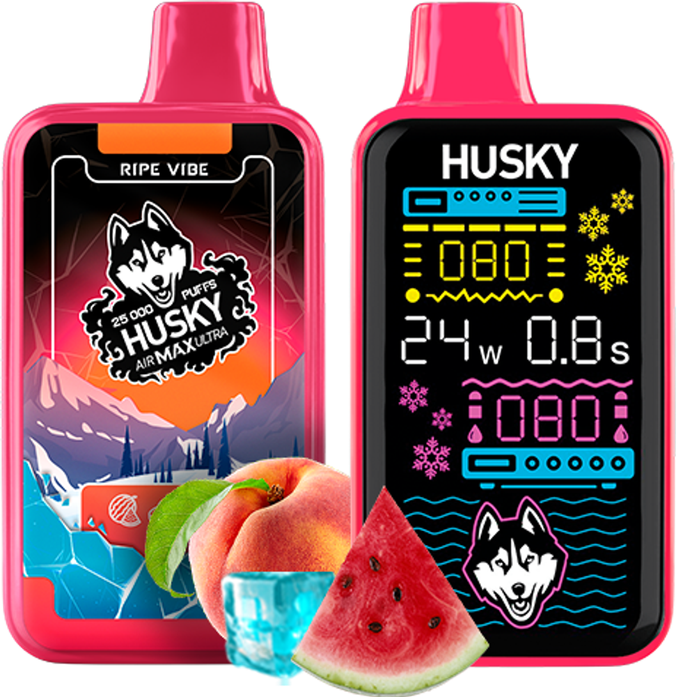 Одноразовая электронная сигарета Husky Air Max Ultra - Ripe Vibe (25000 затяжек) Одноразовая электронная сигарета Husky Air Max Ultra - Ripe Vibe (25000 затяжек)
