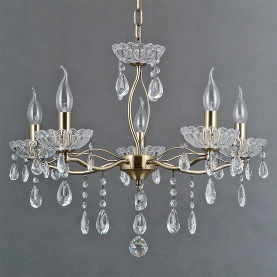 Люстра потолочная ILLUMICO E14  IL0265-5PSQ-39 AB