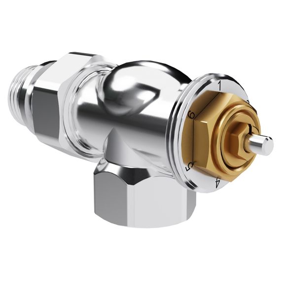 Набор термостатический осевой Royal Thermo Design 1/2quot;М30х1,5 (Хром) — (2)