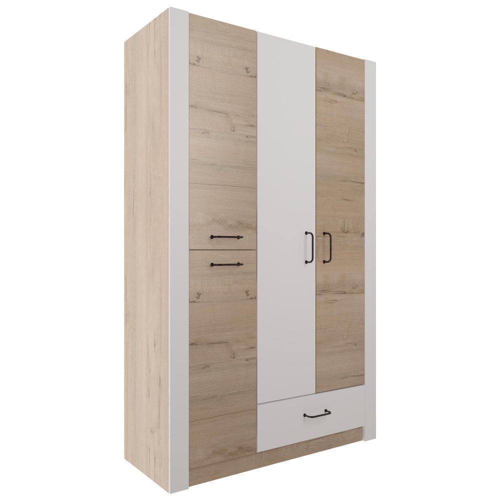 Прихожая "Ева 5" № 1 (дуб ирландский/белый матовый), ЛДСП, Комфорт-S