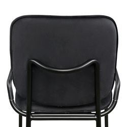 Стул Ror, Double Frame, велюр, черный /черный