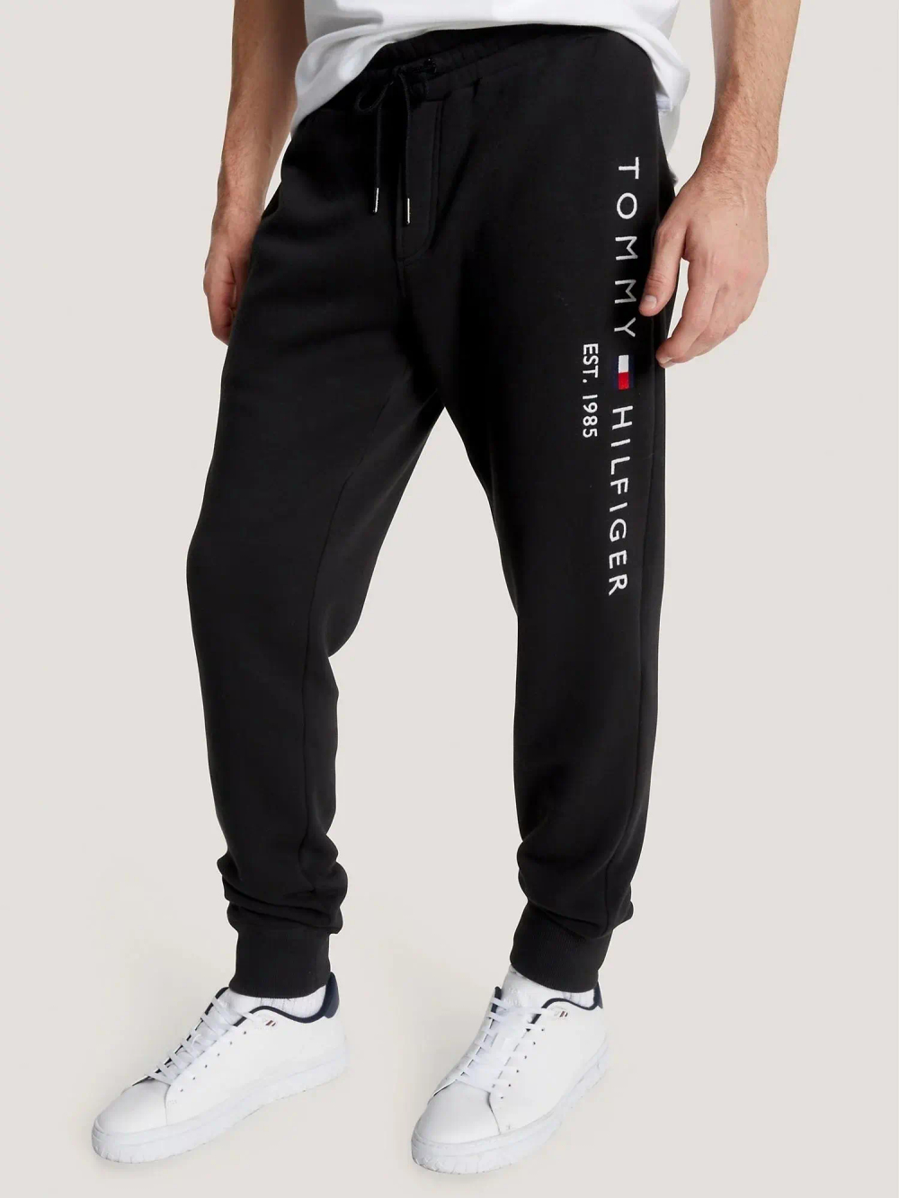 Брюки Tommy Hilfiger Tommy Logo Black