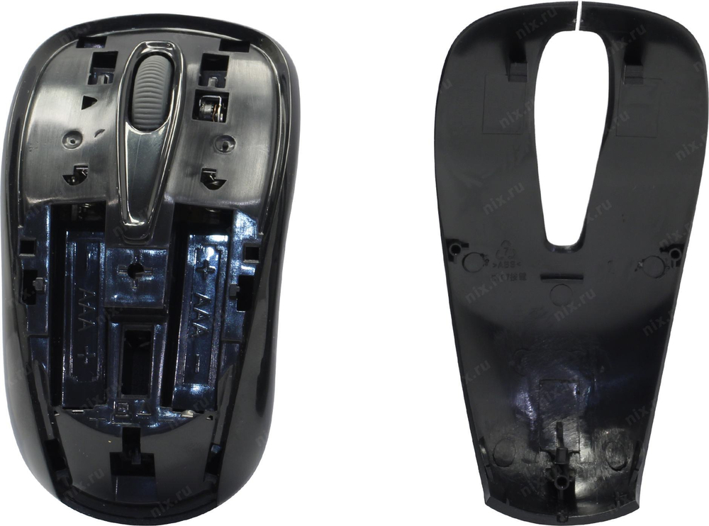 DELUX Wireless Mouse &lt;DLM-107GX+G07UF Black&gt; (RTL)  USB  3btn+Roll