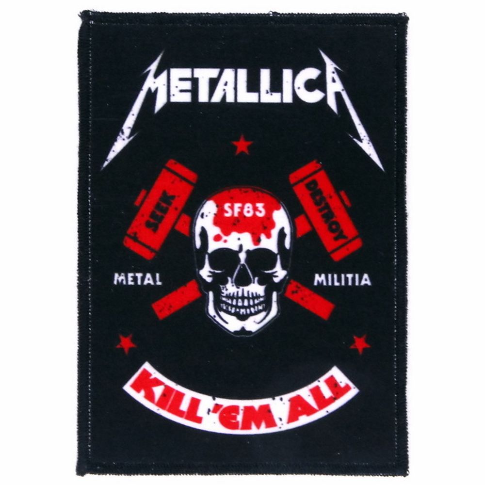 Нашивка Metallica Kill &#39;Em All (730)