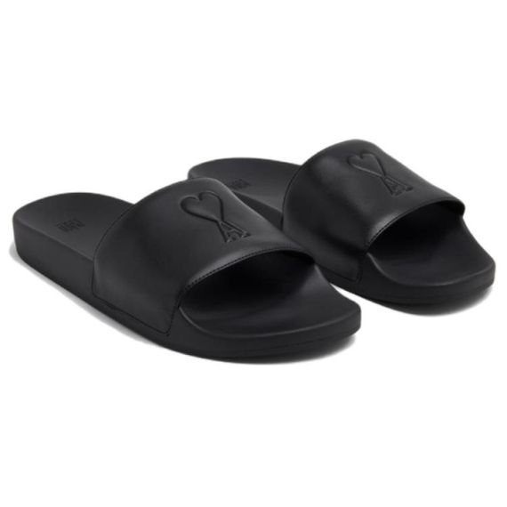 Amiparis Round Toe Slide 'Black'