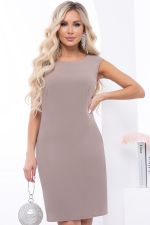 Платье футляр "Основной инстинкт" (кофе с молоком) П6765 LT Collection (Акция)