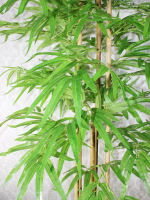 Искусственный бамбук светлый 130см в кашпо