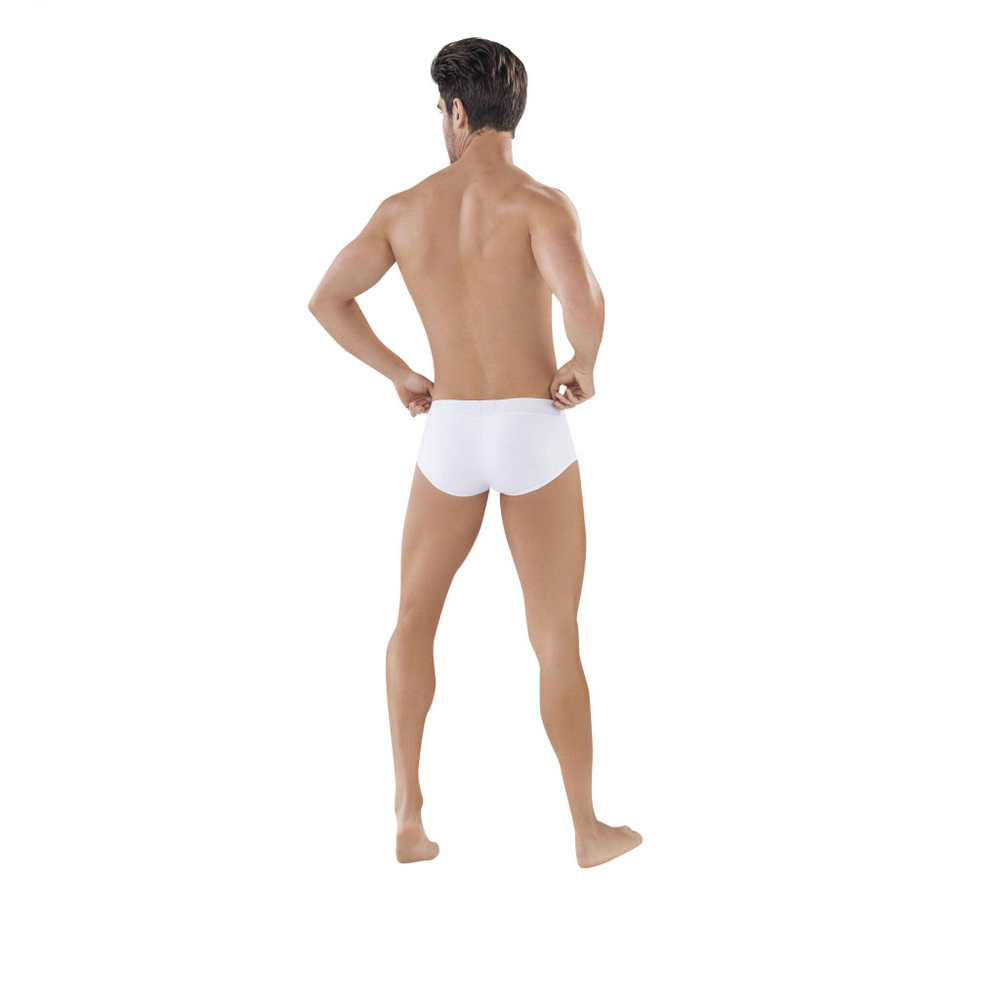 Белые мужские трусы-брифы Caribbean Piping Brief (Размер: L) (Цвет: белый)