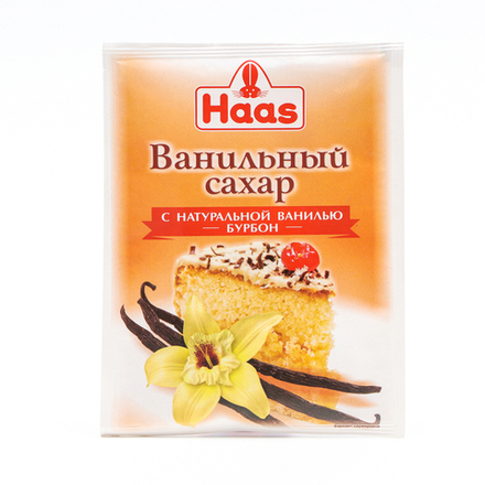 Ванильный сахар HAAS с натуральной ванилью, 15 г