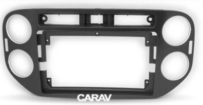 РАМКА VOLKSWAGEN Tiguan 11-18 9" черная CARAV 22-1042