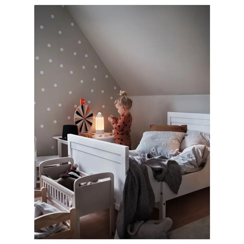 Кровать одноярусная - IKEA SUNDVIK/LURÖY/LURОY/СУНДВИК/ЛУРОЙ ИКЕА  , 80x200 см, белый