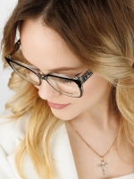 Пластиковая оправа для очков зрение