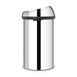 Brabantia Контейнер для отходов Touch Bin 60 л полированная сталь