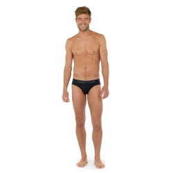 Мужские трусы брифы черные HOM CLASSIC Mini Briefs 400204_400004