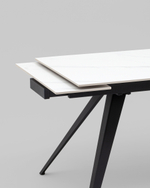 Стол раздвижной Лоуренс 120-180х80х76 см SnowMountainStone керамика