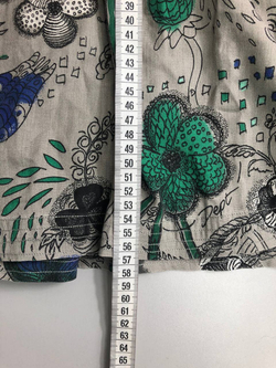 Юбка с цветочным принтом 46 размер