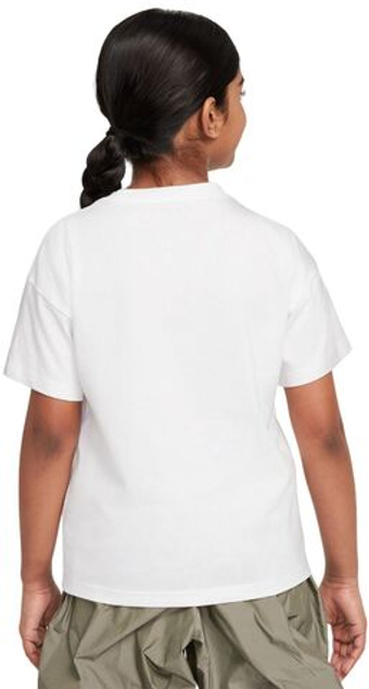 Футболка для девочки теннисная Nike Girls Sportswear - белый
