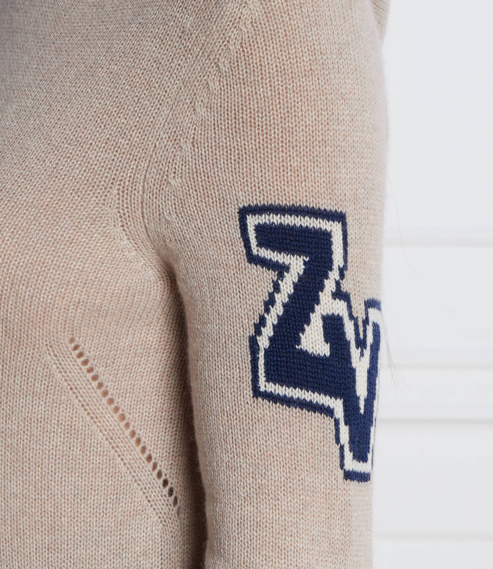 Кашемировый свитер Zadig&amp;Voltaire - бежевый(KWSW01555)