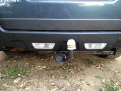 Фаркоп Nissan X-Trail T31 2007-2014, условно-съемный,(без электрики) Трейлер.7711