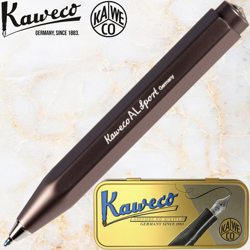Шариковая ручка Kaweco AL Sport Anthracite 1.0 мм (10000099) алюминиевый корпус антрацитового цвета