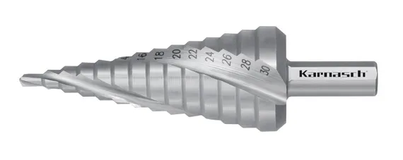 Ступенчатое сверло Ø 6-30 мм, Karnasch, арт. 21.3006