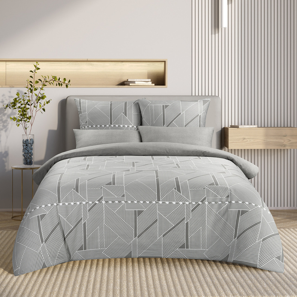 Комплект постельного белья Harmonica Евро САТИН "Форса" (2 нав. 70х70 и 2 нав. 50х70)