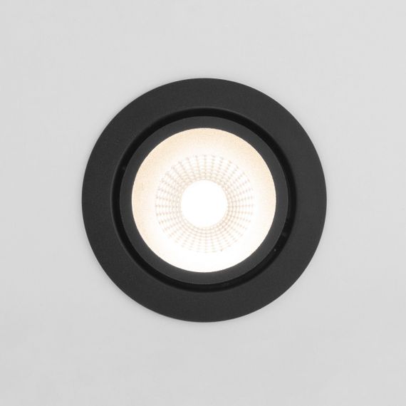 Встраиваемый светодиодный светильник Elektrostandard Nulla 15267/LED 7W 3000K BK/BK черный/черный a063972