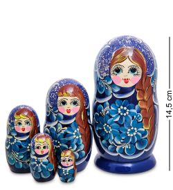 Народные промыслы МР-12/ 3-C Матрешка 5м «Любаша» мал.