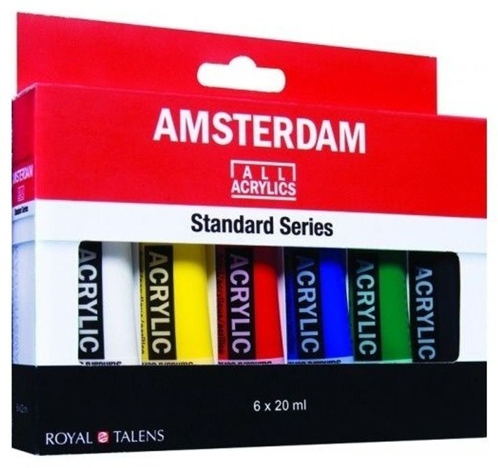Краски для ткани Amsterdam Standard 6x20 мл